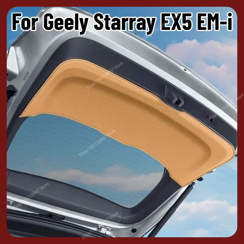 For Geely Starray EX5 EM‑i Original Car Color Trunk Tailgate Protective Pad Anti‑Scratch Guard Mat Auto Interior Accessories