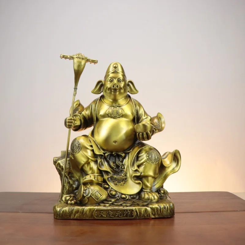 Brass Celestial Marshal Pig Bajie - Journey To The West Ornament