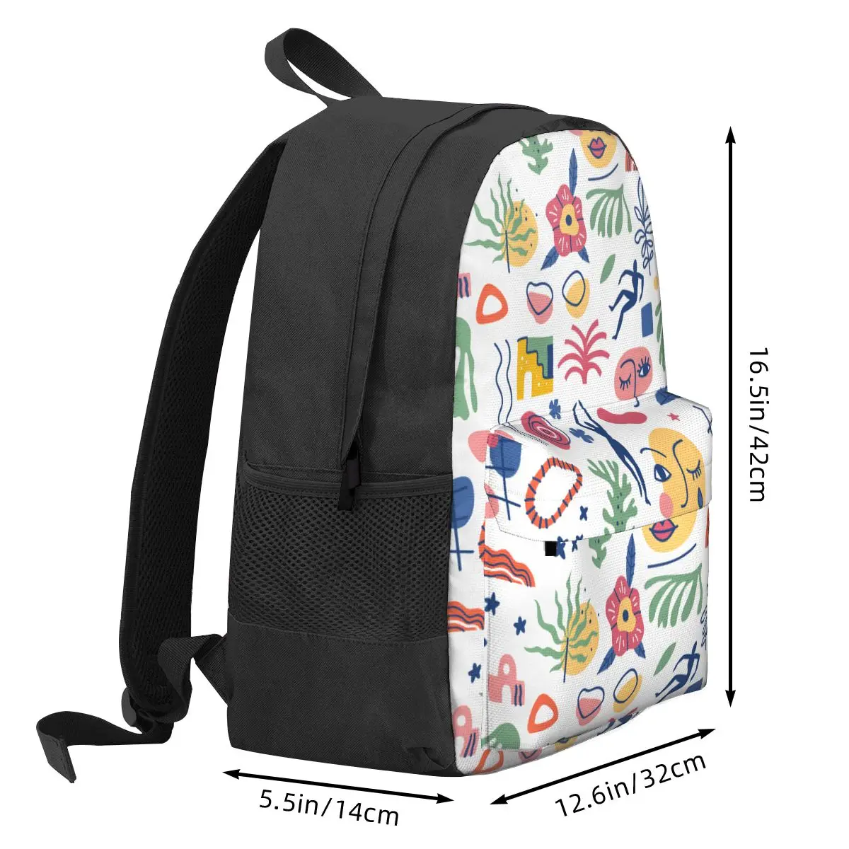 Matisse Art Colorful Women Backpack Trend Student School Bag Laptop Rucksack Boys Girls Waterproof Travel Rucksack