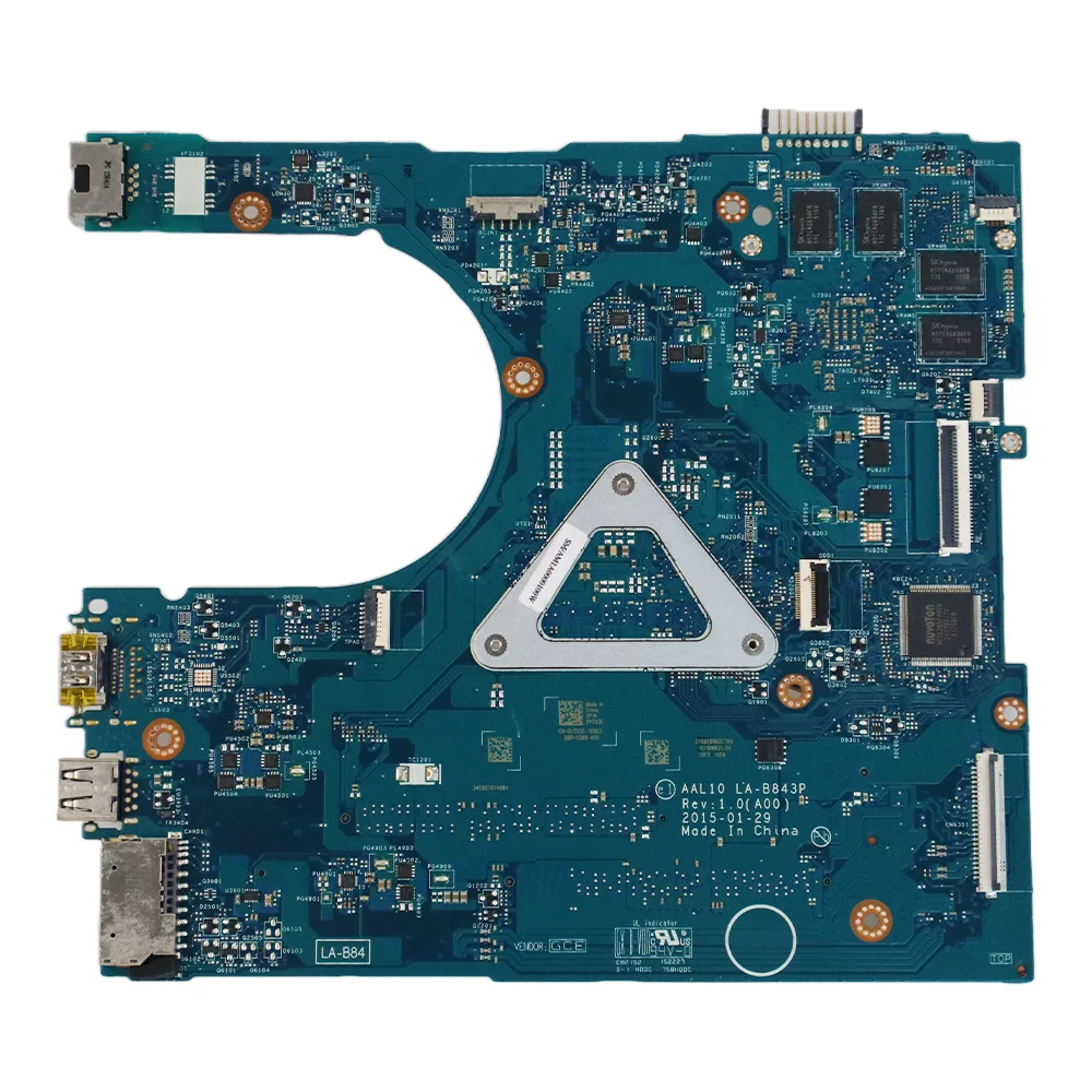 LA-B843P For Dell Inspiron 5458 5758 5558 Laptop Motherboard with CPU:i3-5005U i5-4210U i5-5200U i7-5500U GPU:920M 2G FRU:0V2X3C