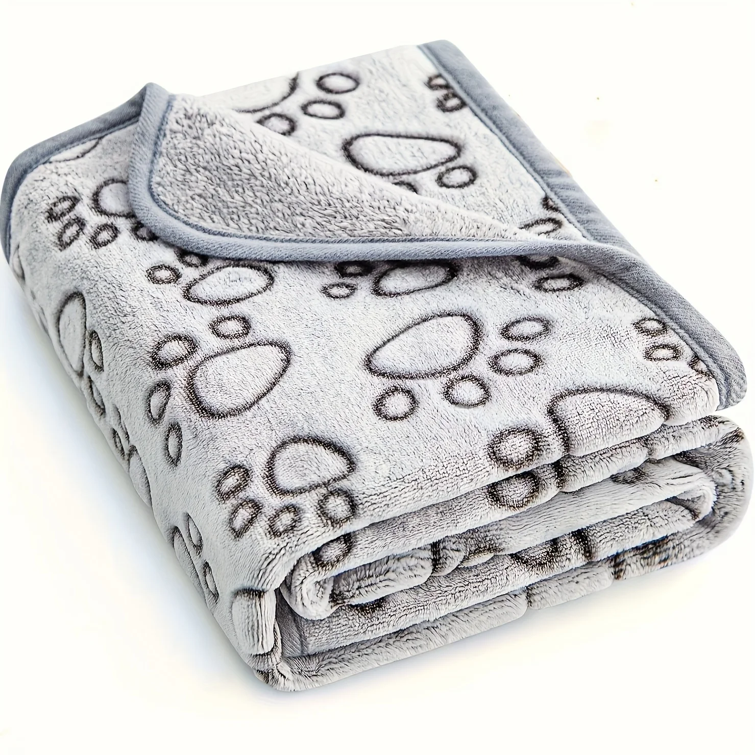 Soft Fluffy Pet Blanket Cute Cartoon Print Warm Comfortable Dog Cat Bed Mat High Quality Pet Sleeping Cover Blanket Pet Supplies view 6