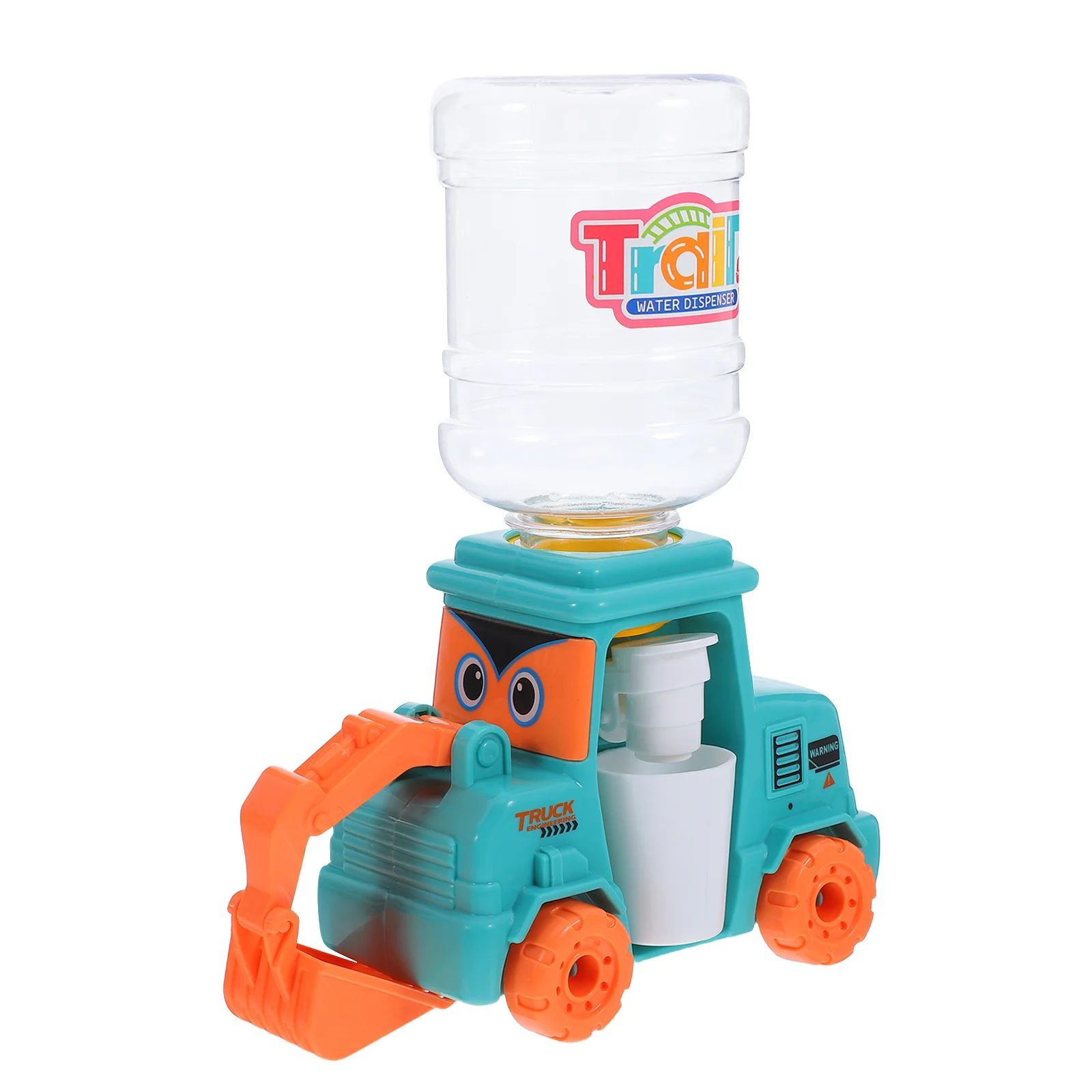 

Mini Water Dispenser Funny Excavator Shaped Kids Drinking Fountain Pretend Play Accessories Small Water Cooler for Children