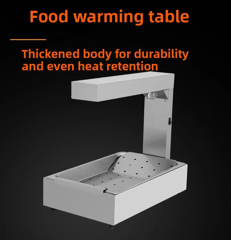 fries Insulation Cabinet Constant Temperature Cabinet  Fast Food Stainless Steel Small Heating Cabinet Mini Multifunctional