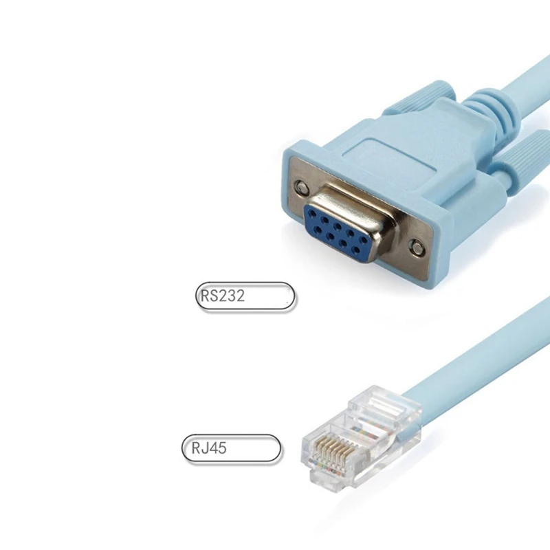3X câble USB pour console Ethernet RJ45 Cat5 vers port COM Rs232 DB9, adaptateur réseau, 1.8m