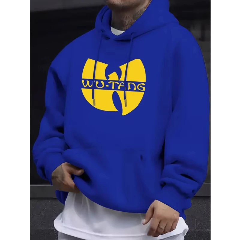 Hip-Hop 90er Jahre Wu Clan T-tangs Hoodie für Männer und Frauen, Lässiger Herbst-Winter Vintage Hoodie, Fleece Langarm Kapuzenpullover – Detail 8