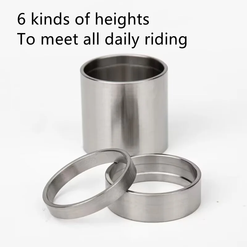 CNC Titanium Bicycle Bowl Washer 1 1/8 Fork Ring 28.6mm Bike Headset Spacer Cyling Accessories Part