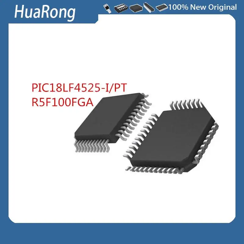 

2PCS/LOT PIC18LF4525-I/PT PIC18LF4525 R5F100FGA R5F100FGAFP QFP44