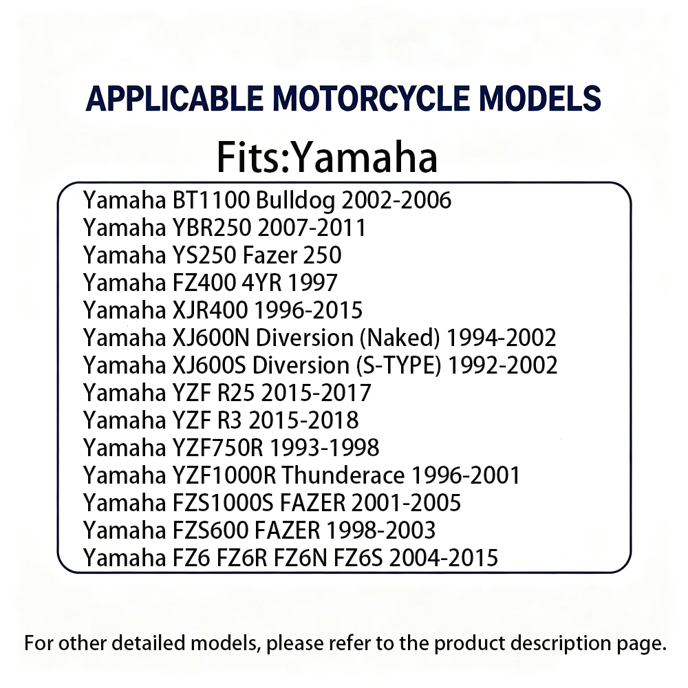 Steering Head Bearing Kit For Yamaha XJR400 YZF R25 R3 YS250 Fazer 250 BT1100 Bulldog FZ400 4YR YBR250 93399-99931 93399-99932