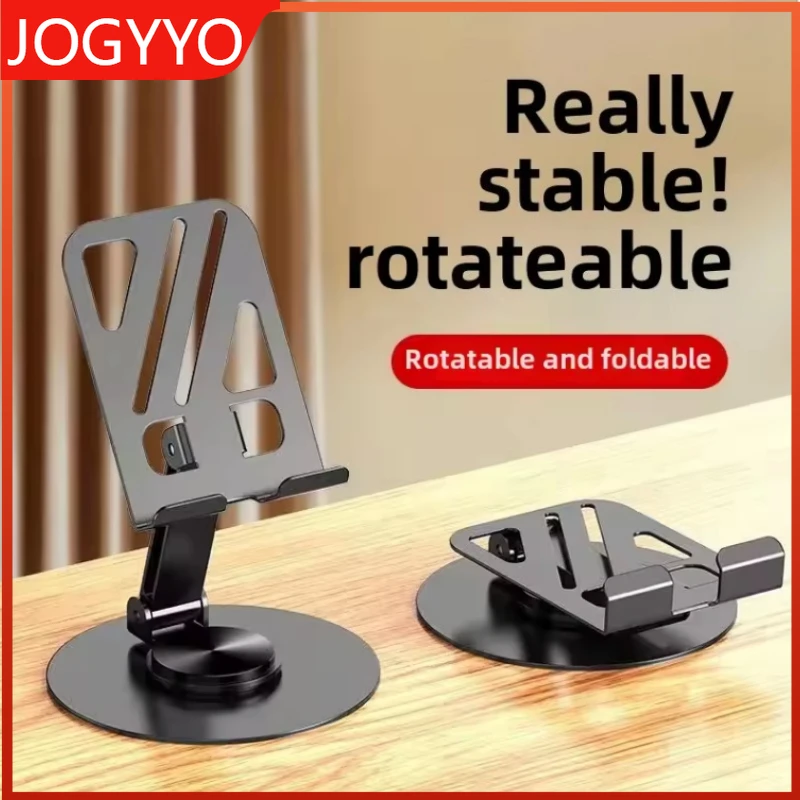 

Metal Rotating Tablet Multi Functional Foldable Desktop Holder Popular For Live Streaming and Watching Shows Lazy Person Holder