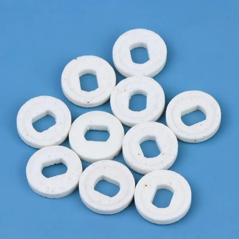 【CCA】10Pcs 22MM Corundum Grinding Wheel 150 Grit Single-sided Concave Shape Grinding Disc For Kitchen Knives Scissor Sharpening