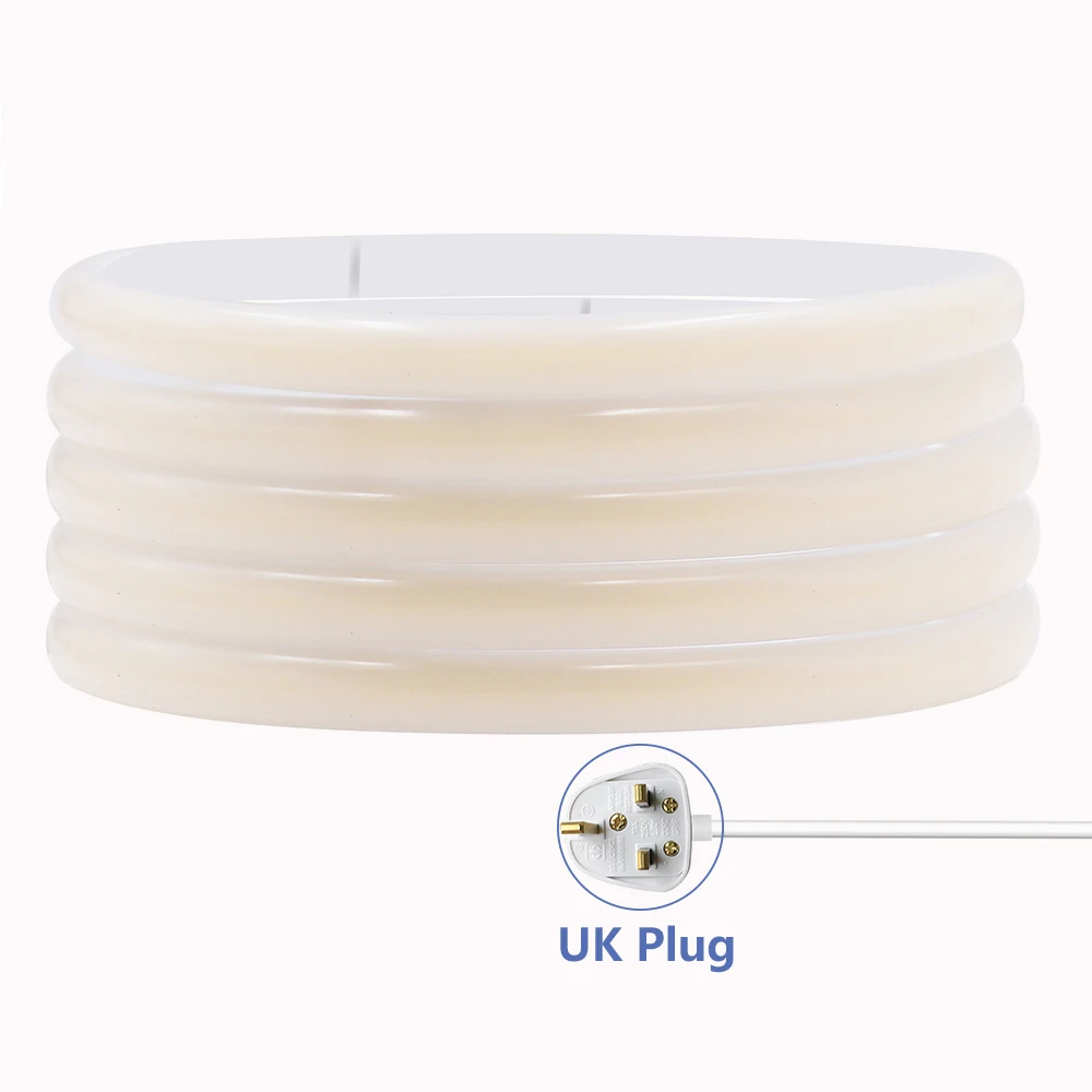 220 V Dimbare COB LED Neon Strip Licht Dimmer Plug Kit Waterdicht 288 LED Flex Buislamp Hoogte Helder Warm/Natuurlijk Wit
