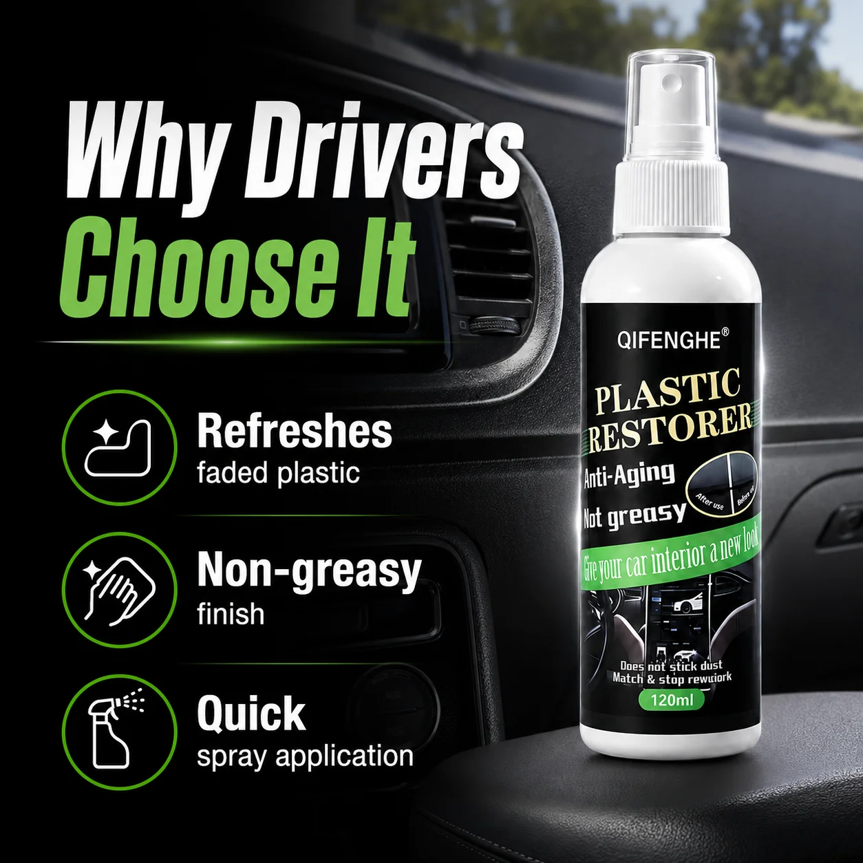 Auto-Kunststoff-Restaurierungs – Trim Restorer Plastic Bewertung und Preis