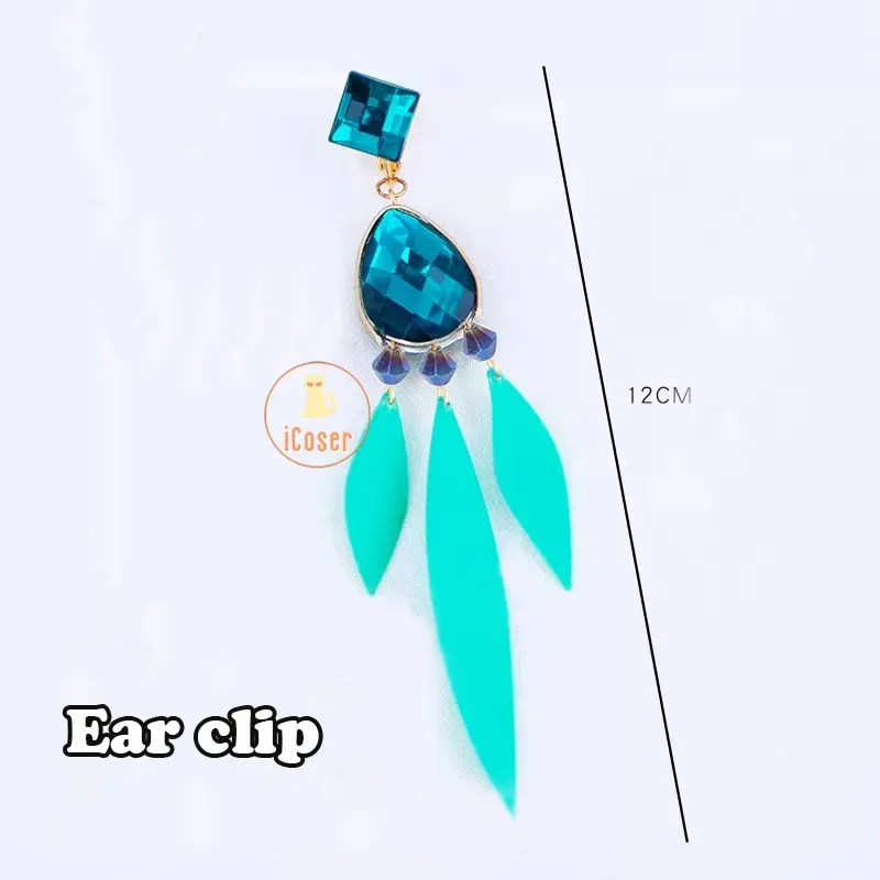 Honkai Star Rail Aventurine Cosplay Wig Blonde Short Hair Sunglasses Earrings Interastral Peace Corporation Halloween Men Women