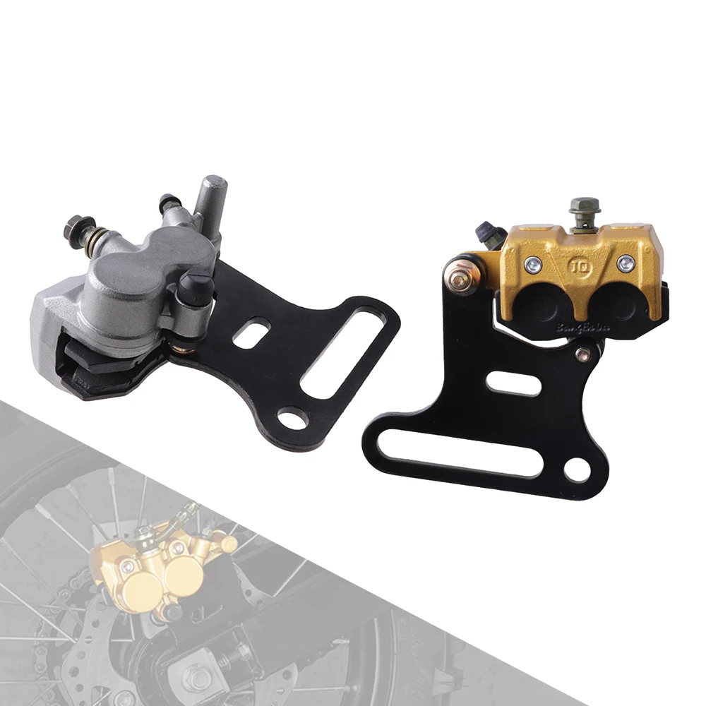 

Motorcycle Dual Piston Rear Hydraulic Disc Brake Caliper 12mm Bracket Brake Pump for 110cc 125cc 140cc Pit Dirt Bike Parts