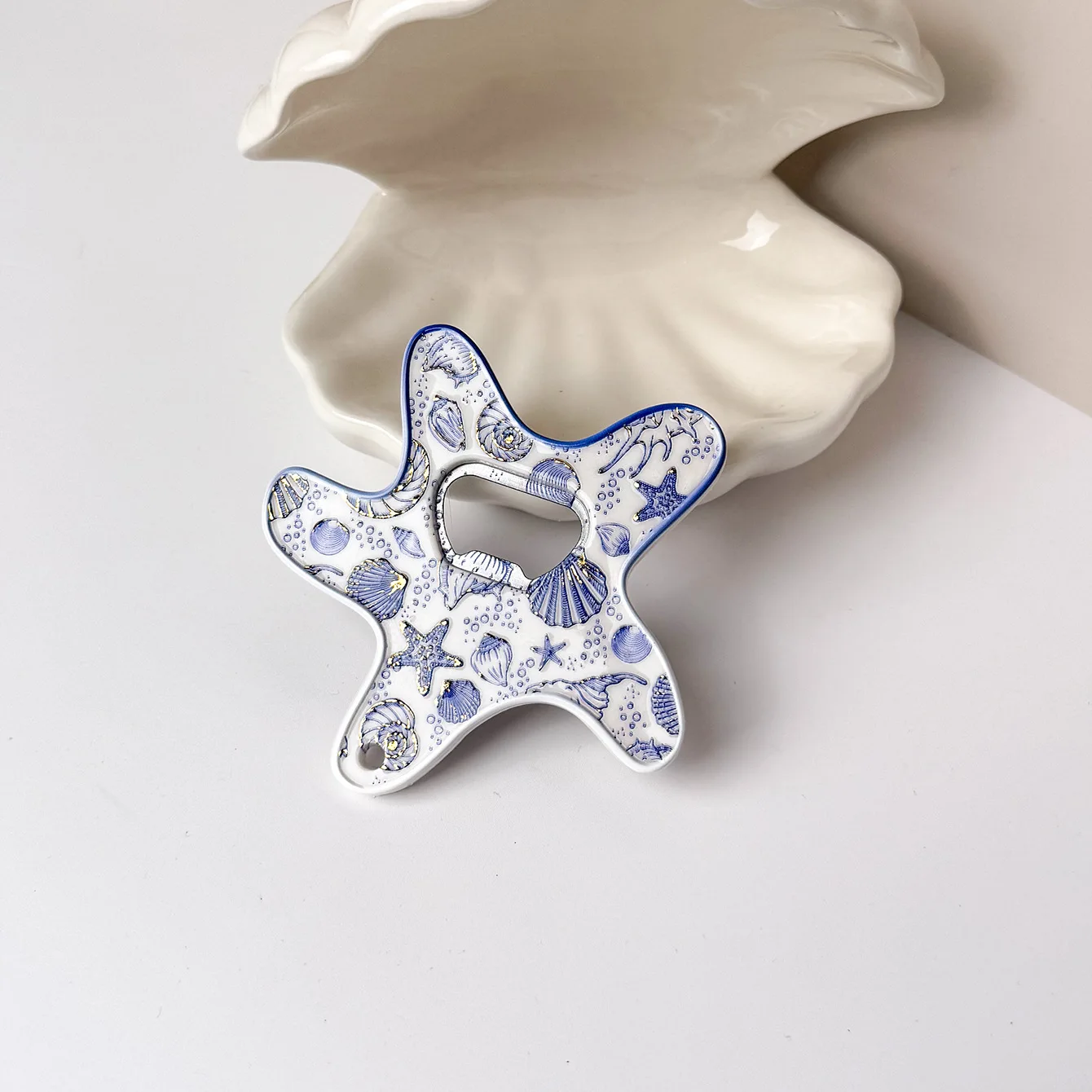 1Pc Starfish Fridge Magnet Beer Bottle Opener Kitchen Living Room Decoration Suitable for Friends as a Gift