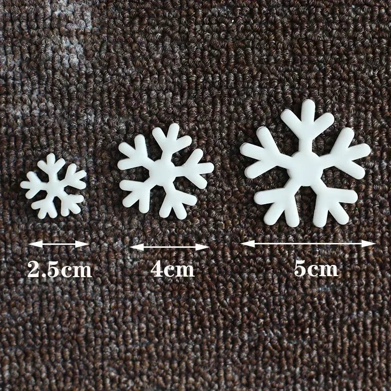 3Pcs/Set Snowflake Fondant Cake Decorating Plunger Sugarcraft Cutter Mold Tools Christmas Cake Decorating Tools