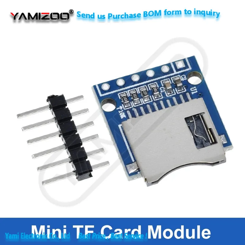 D1 Storage Expansion Board Mini Micro SD TF Card Memory Shield Module With Pins For Arduino ARM AVR