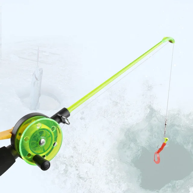 Ultra-small ice fishing rod full set fishing dill decoy mountain trout trout smelt fish