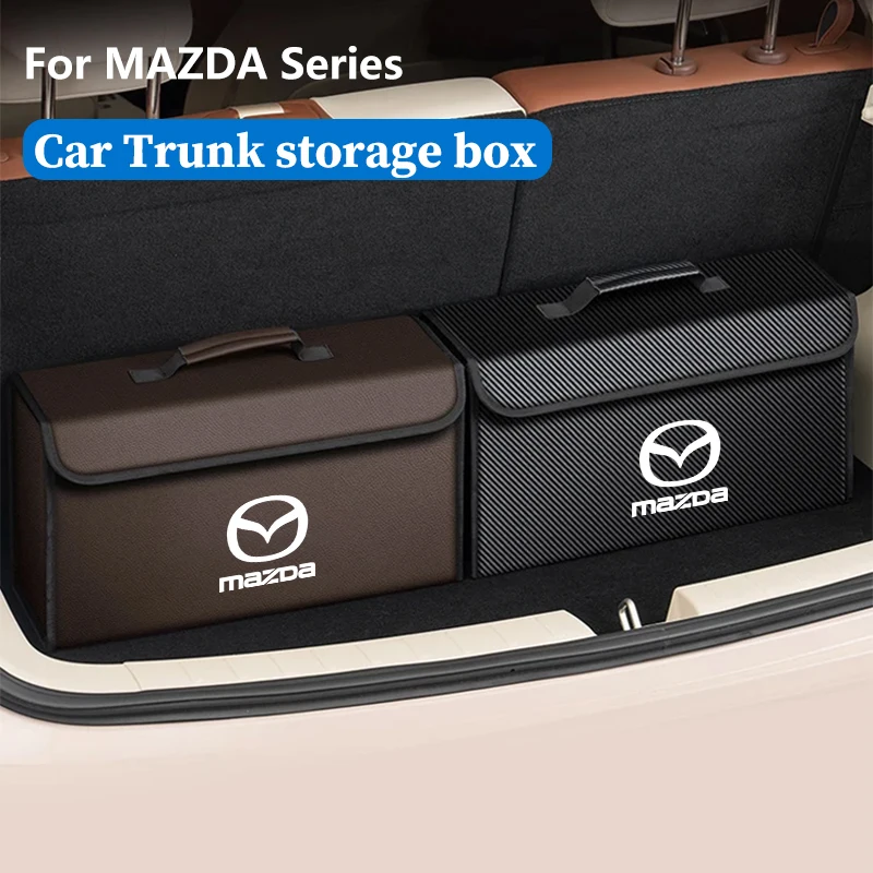 Caja organizadora de almacenamiento para maletero de coche, bolsa contenedor plegable para MAZDA 2 3 6 CX-30 Axela MX-5 CX-5 Atenza CX-3 CX-9, accesorios para coche