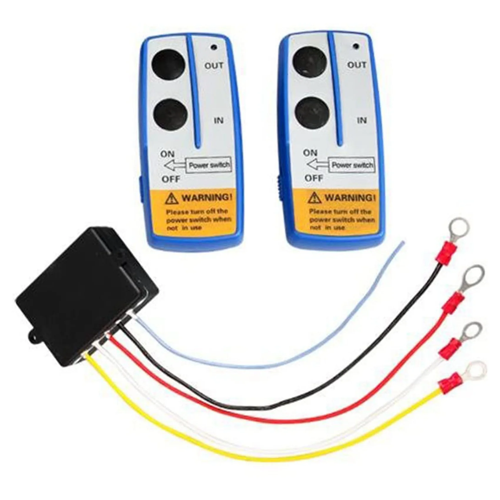 AASS-4X Wireless Winch Remote Control Switch Lift Gate Hydraulic Pump Dump Bed 12V Recovery Tow Truck