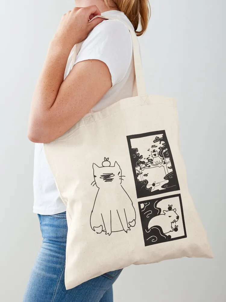 

Capybara in the Onsen Tote Bag Reusable bags Large bags for women tote bags cloth reusable shopping