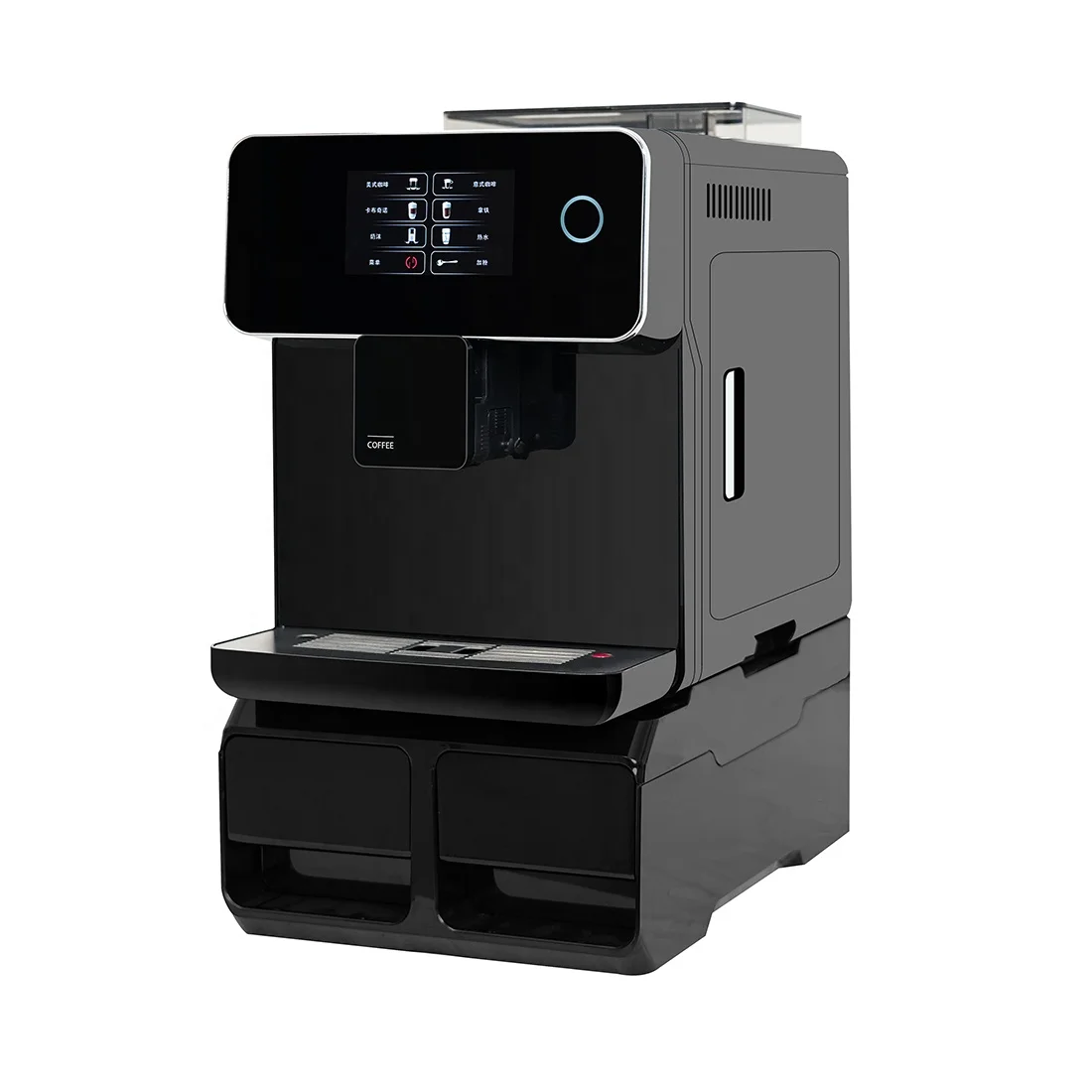 A10S Fully Automatic Bean To Cup Coffee Machine Commercial Household Fresh Ground Espresso Cappuccino Dispenser