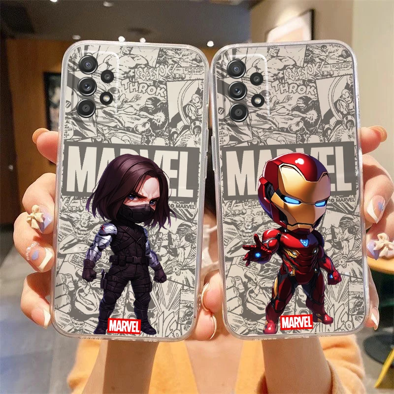 Marvel Bucky Barnes Iron Man Phone Case For Samsung A70 A51 A50 A42 A32 A31 A30 A22 A20S A14 A12 A11 A10 A05 A02 A03 A01