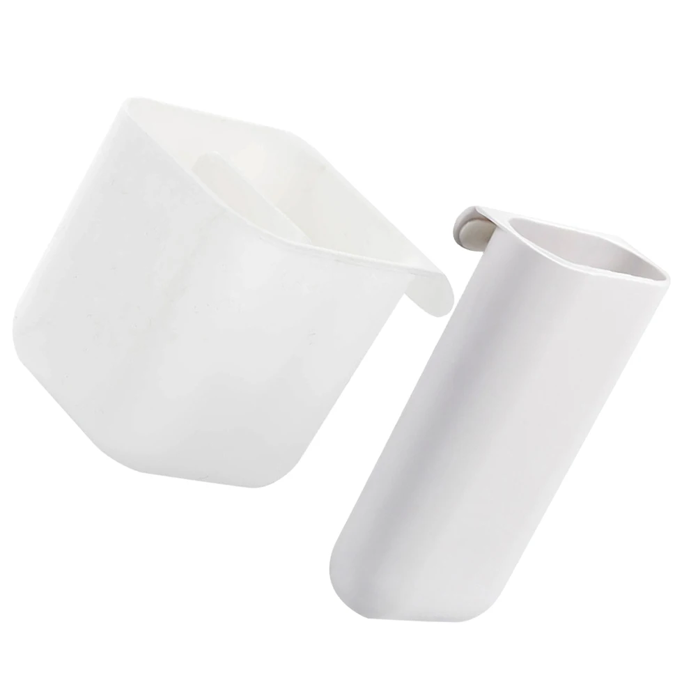 

2Pcs Creative Pen Holders Light Plastic Computer Monitor Stationery Organizer Pencil Container Office Table Accessories Storage