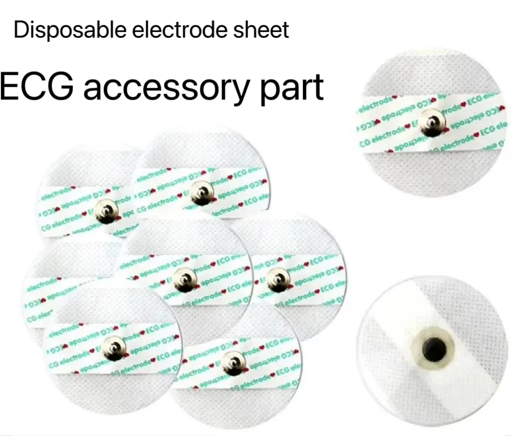 ECG accessories, electrode pads, medical disposable non-woven fabric ECG electrode patches