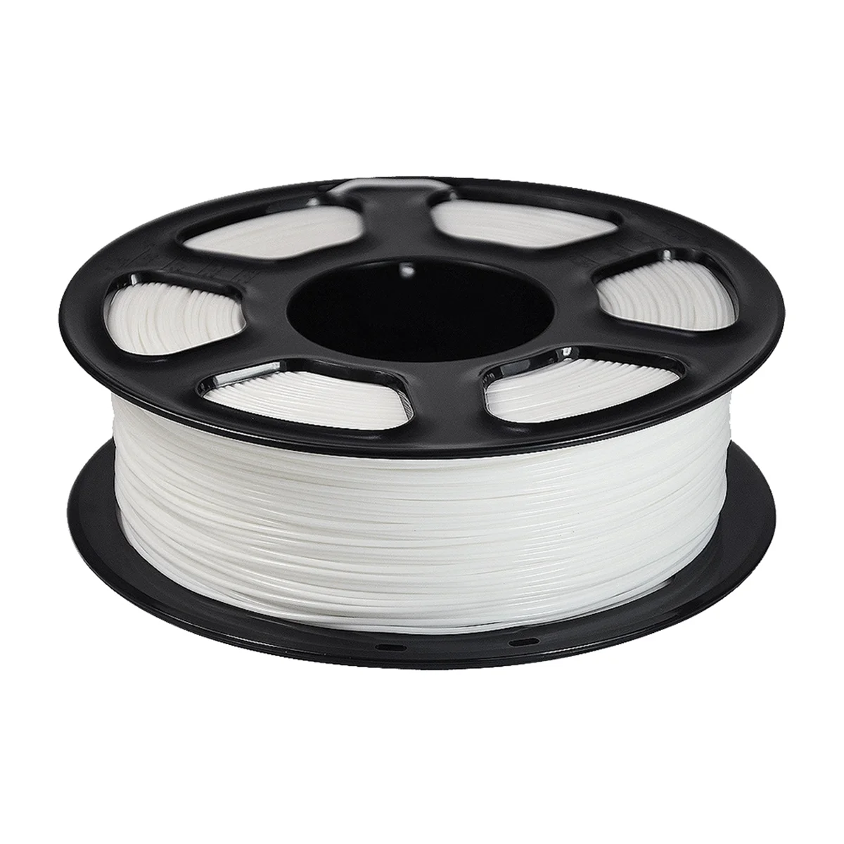 

PLA 3D Printer Filament, Neatly Wound PLA Filament 1.75mm Fit Most FDM 3D Printers,1KG Spool PLA Filament White