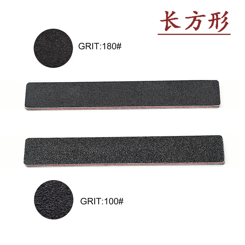 wholesale  100 pcs Black Nail Files red core nail file Buffer  nail tool professional nail file