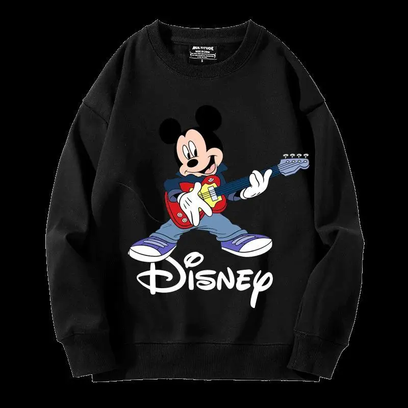 Disney Mickey Minnie Donald duck Daisy creative animated movie warm loose sweatshirt gift personalized cartoon casual fleece top