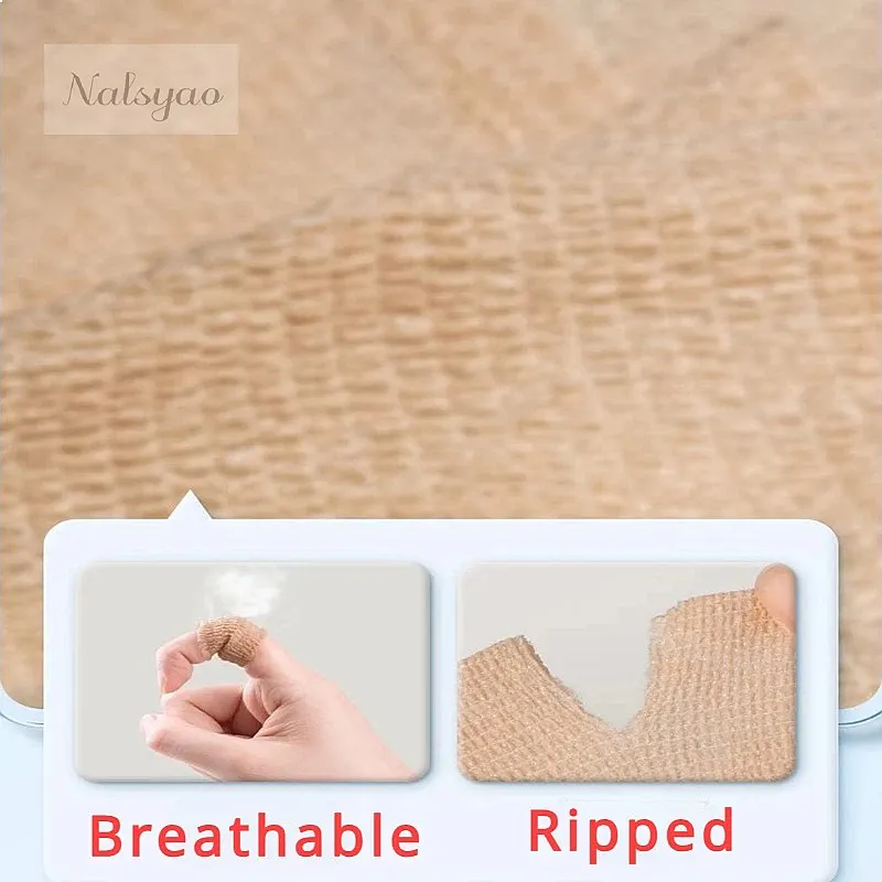 Disposable Self Adhesive Elastic Bandage 5cm x 4.5m First Aid Gauze Tape for Tattoo Aftercare Sports Wrist Support