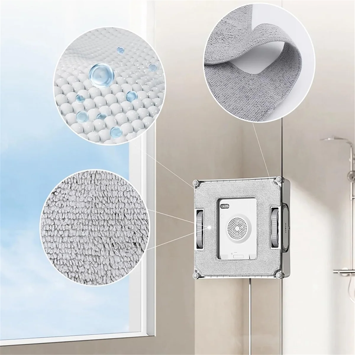 A72P 10 pezzi tampone di pulizia per WINBOT W2 W2OMNI kit di accessori per aspirapolvere pulizia delle finestre tampone di pulizia in microfibra mop