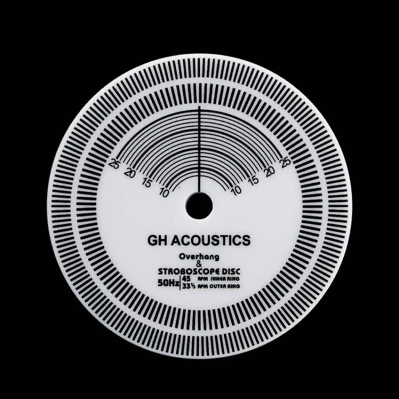 Accurate Vinyl Phono Speed Test Disc Adjustment Tool for LP Vinyl Record Lovers