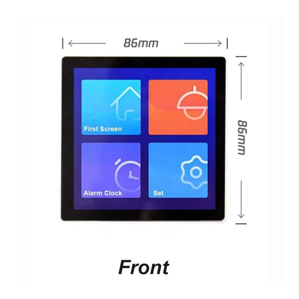 ESP32-S3 3.92 inch IPS LCD touch display 3.92\'\' Smart screen displaywall switch tablet square panel