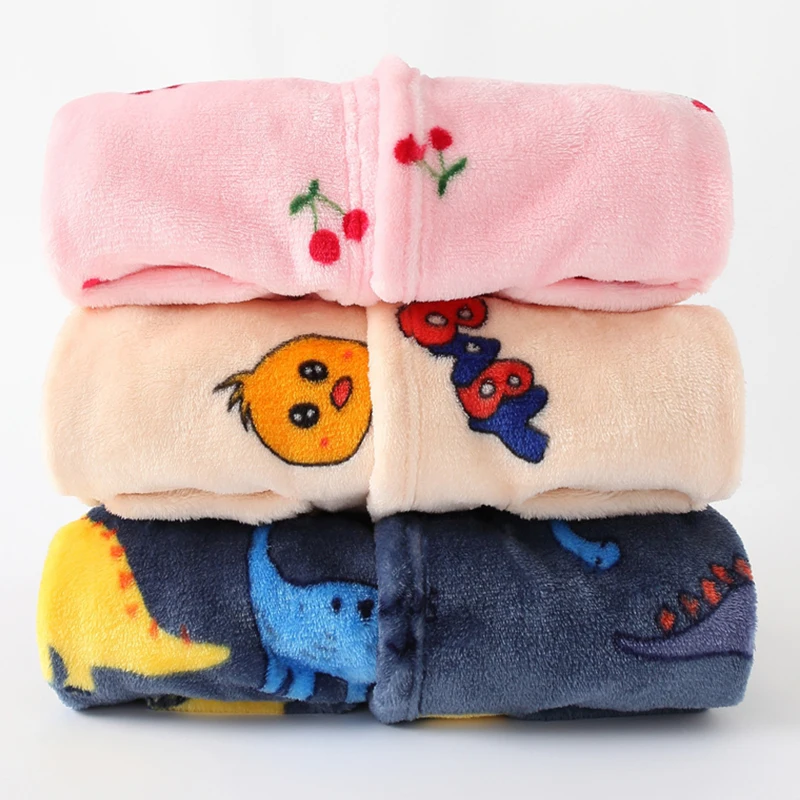 Soft Girl Sleepwear Robe Autumn Winter Children Flannel Bathrobe for girls Boys Pajamas Comfort Kids Cartoon Homewear 2-8 Year