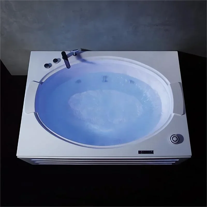 z Newest Design Hot And Cold Faucet White Lower Walk In Whirlpool Massage Corner Bathtub