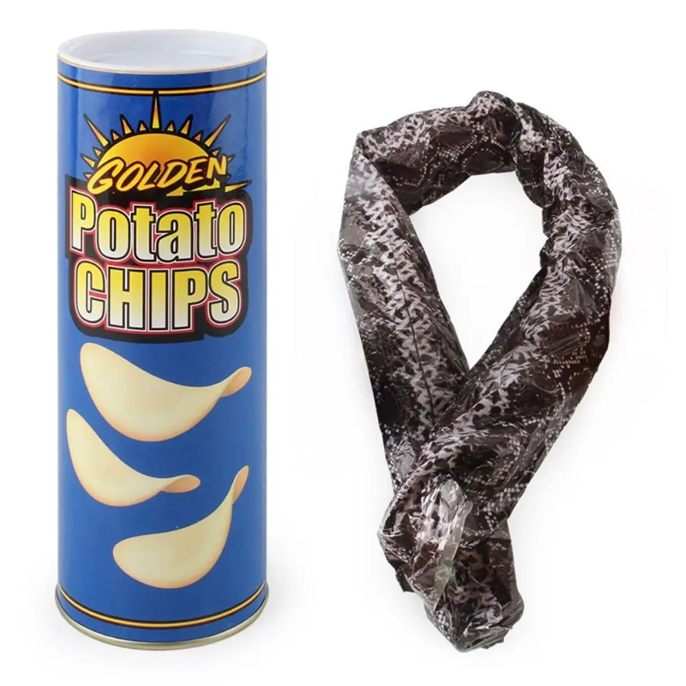 

Spoof Jokes Reusable Fake Snake Toys Jump Magic Tricks Spring Snake April Fool Day Prank Toy Party Decoration Popcorn Can