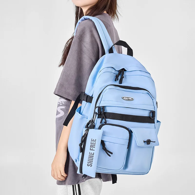 

Women Travel Backpack New Nylon Waterproof Men Backpacks Fashion Lightweigh Women's Bag Trend School Backpack for Girl and Boy