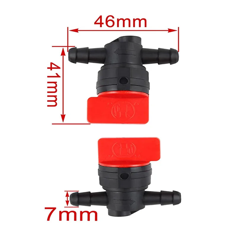 5Pcs InLine Straight Fuel Gas Small Engine Valve Tools Shut-Off 1/4
