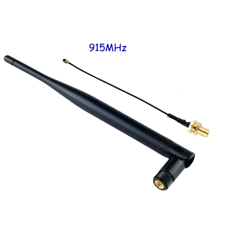 868 MHz/915 MHz 5 dBi omnidirektionaler LoRa-Antennenstecker mit Kabel für LoRaWAN Meshtastic (1/2/4 Stück)