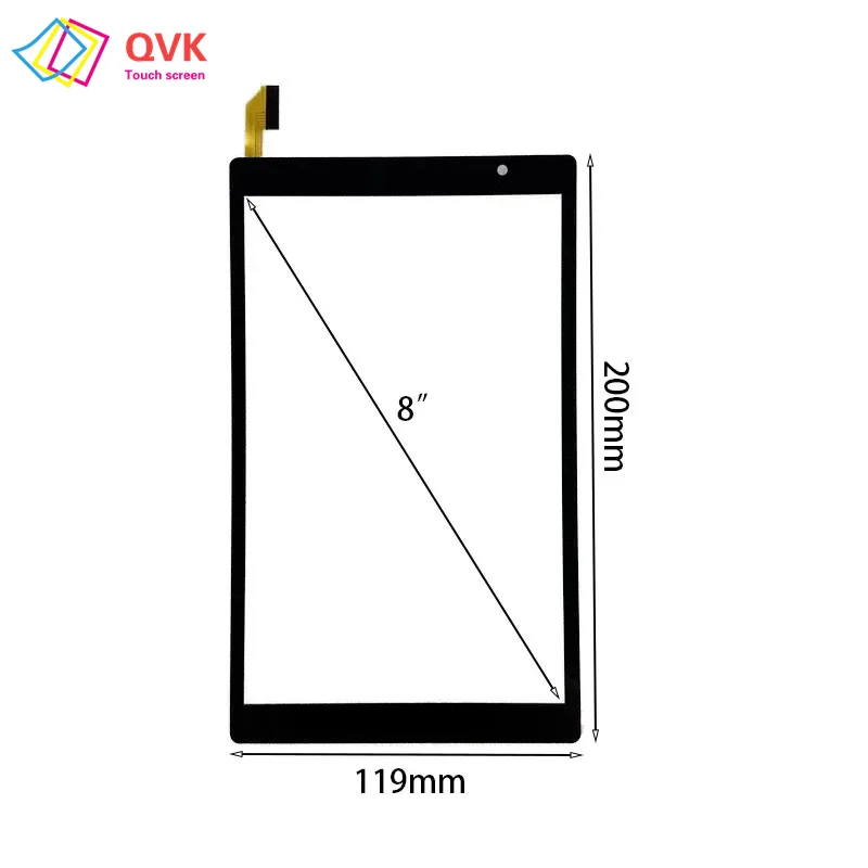 

Black 8Inch For PRITOM L8 Plus Tablet Capacitive Touch Screen Digitizer Sensor External Glass Panel Model L8 L8232-B1BK