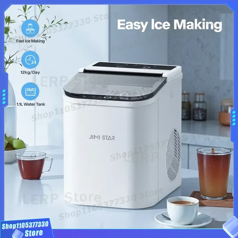 Portable Electric Plastic Countertop Bullet Ice Maker Machine and Restaurant Outdoor Use with Bottled Water Input