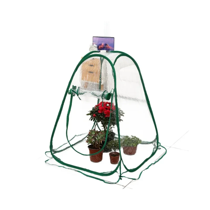 Foldable Portable Home Gardening Thermal Cover, Heat Preservation & Rain Shelter for Succulents and Flowers