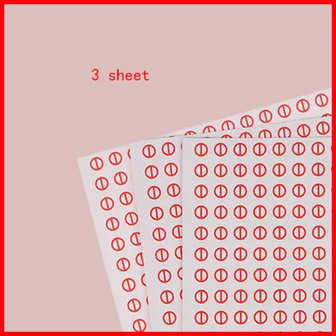 3 Sheets Computer Screw Seal Stickers, Eggshell Fragile Labels, Warranty Void Labels