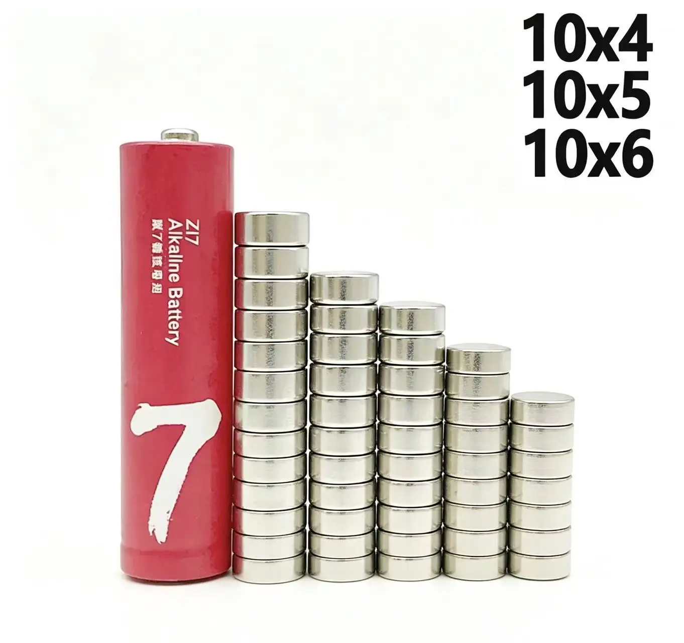 10-200pcs 10x4 10x5 10x6mm Magnet N35 NdfeB Permanent Magnetic Imanes Neodymium Magnet10*4 10*5 10*6mm Accessory