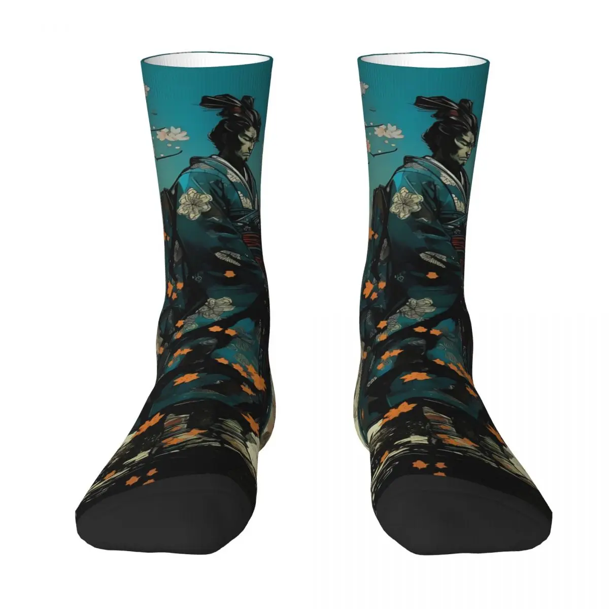 Warrior Animal Socks Printed Men's Stockings Polyester