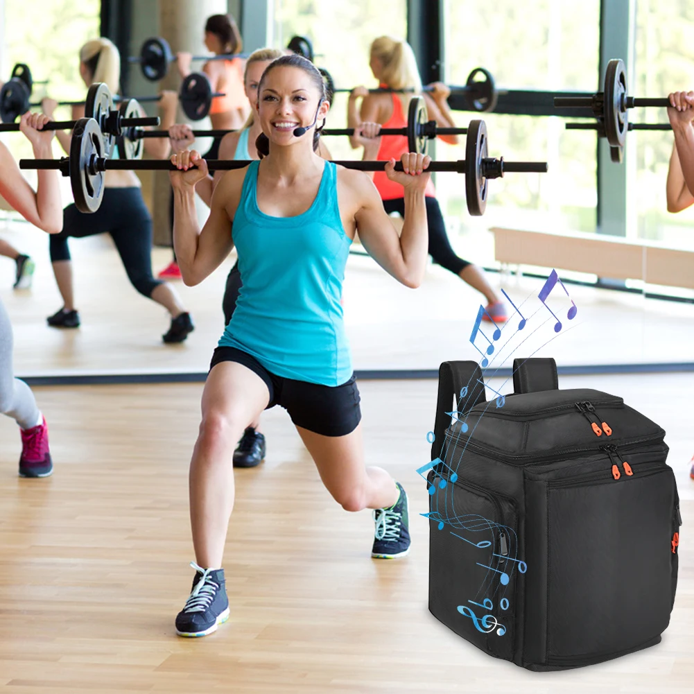 For Bose S1 Pro/Pro+ Wireless Speaker Storage Bag Large-Capacity Microphone Cable Storage Backpack Breathable Audio Accessories