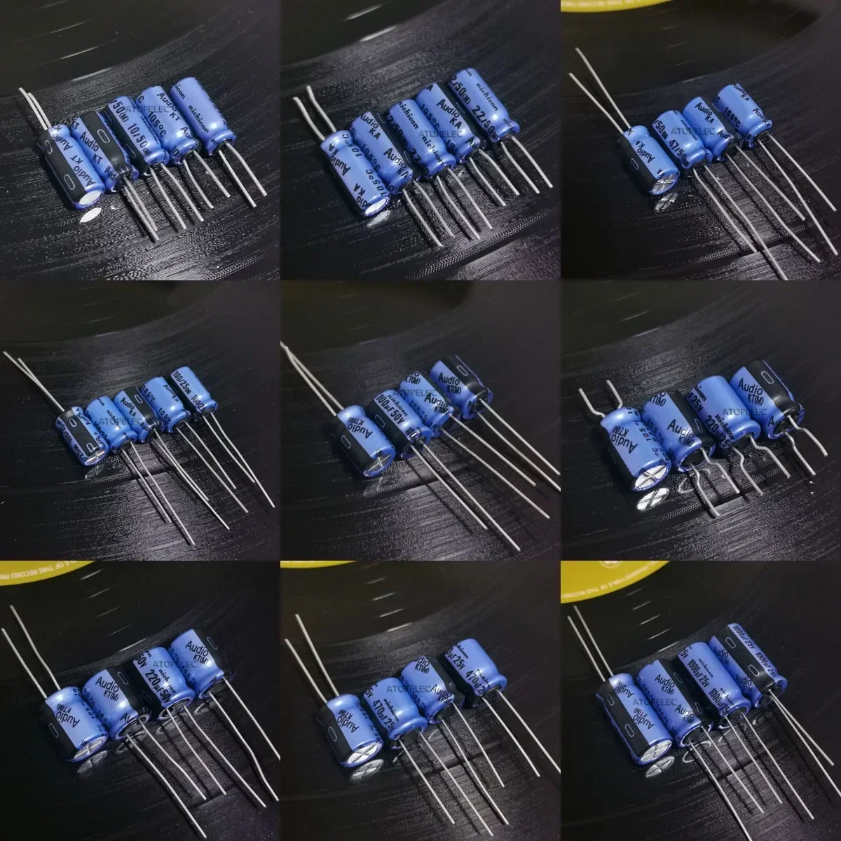 مكثف صوت hi-fi من سلسلة Nichicon t ، 10 ، 22 ، 47 ، من من من من من سلسلة Nichicon t ، مكثف صوت hi-fi ، 50V ، KA ، أوديو 10 أو #1